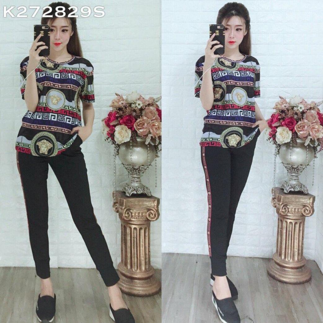 Set áo thun tay ngắn quần dài