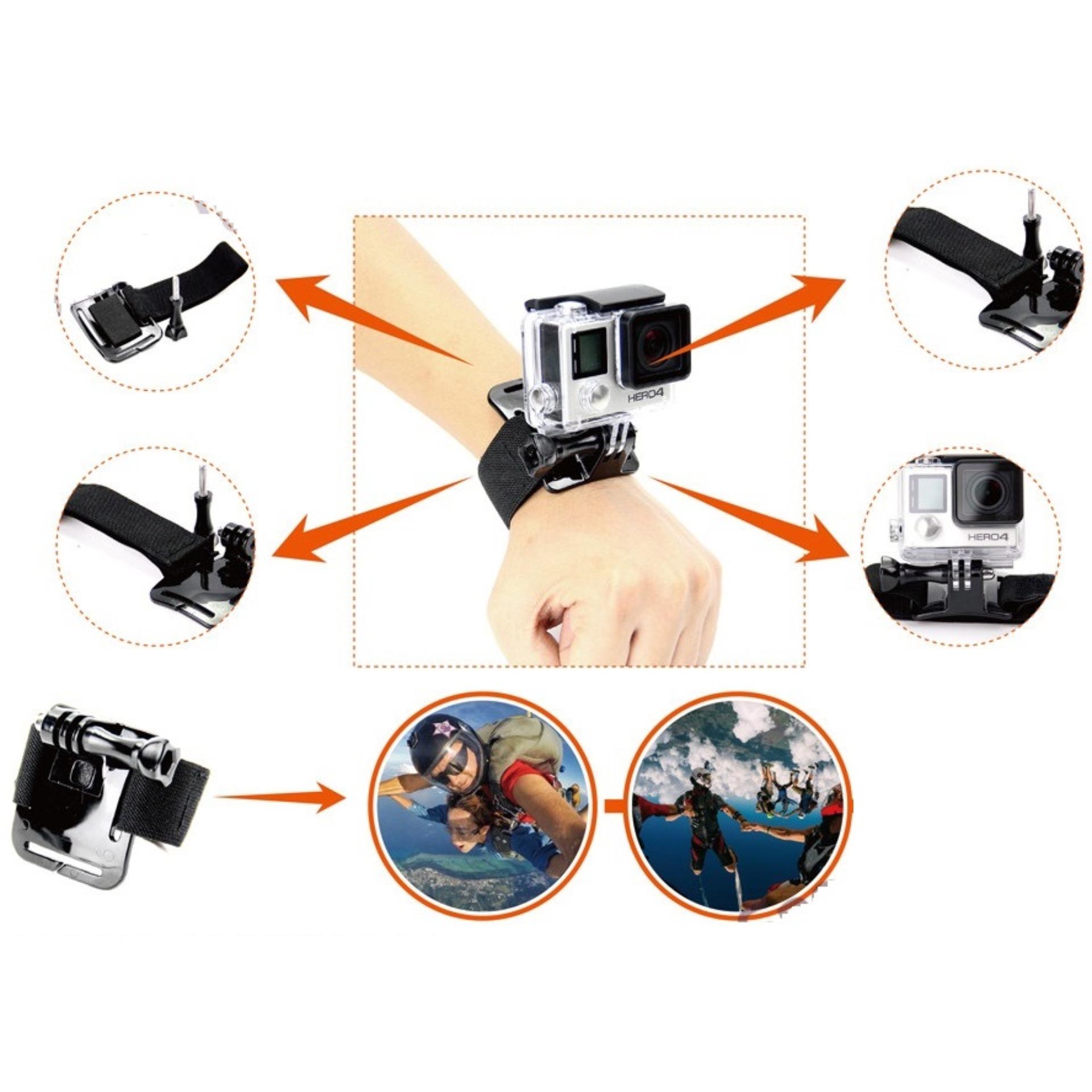 Bộ phụ kiện GOPRO, SJCAM 7 in 1 POPO + FREE 1 PHAO NỔI