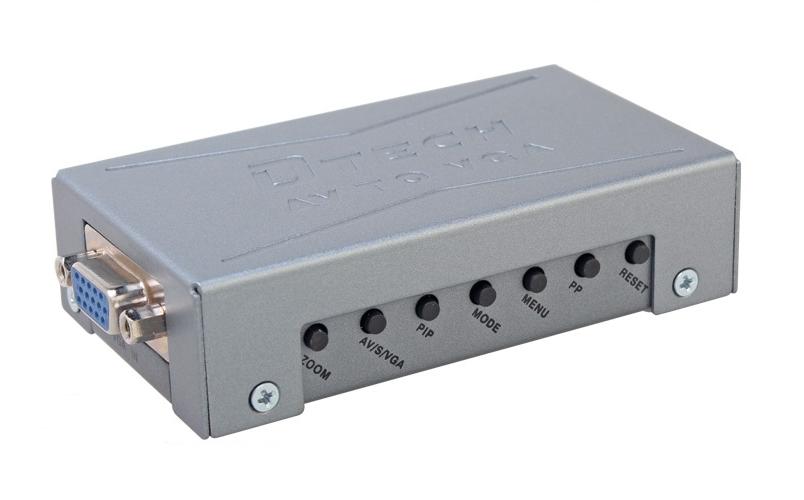 Bộ chuyển tín hiệu VGA/AV/SVideo sang VGA Dtech DT-7003