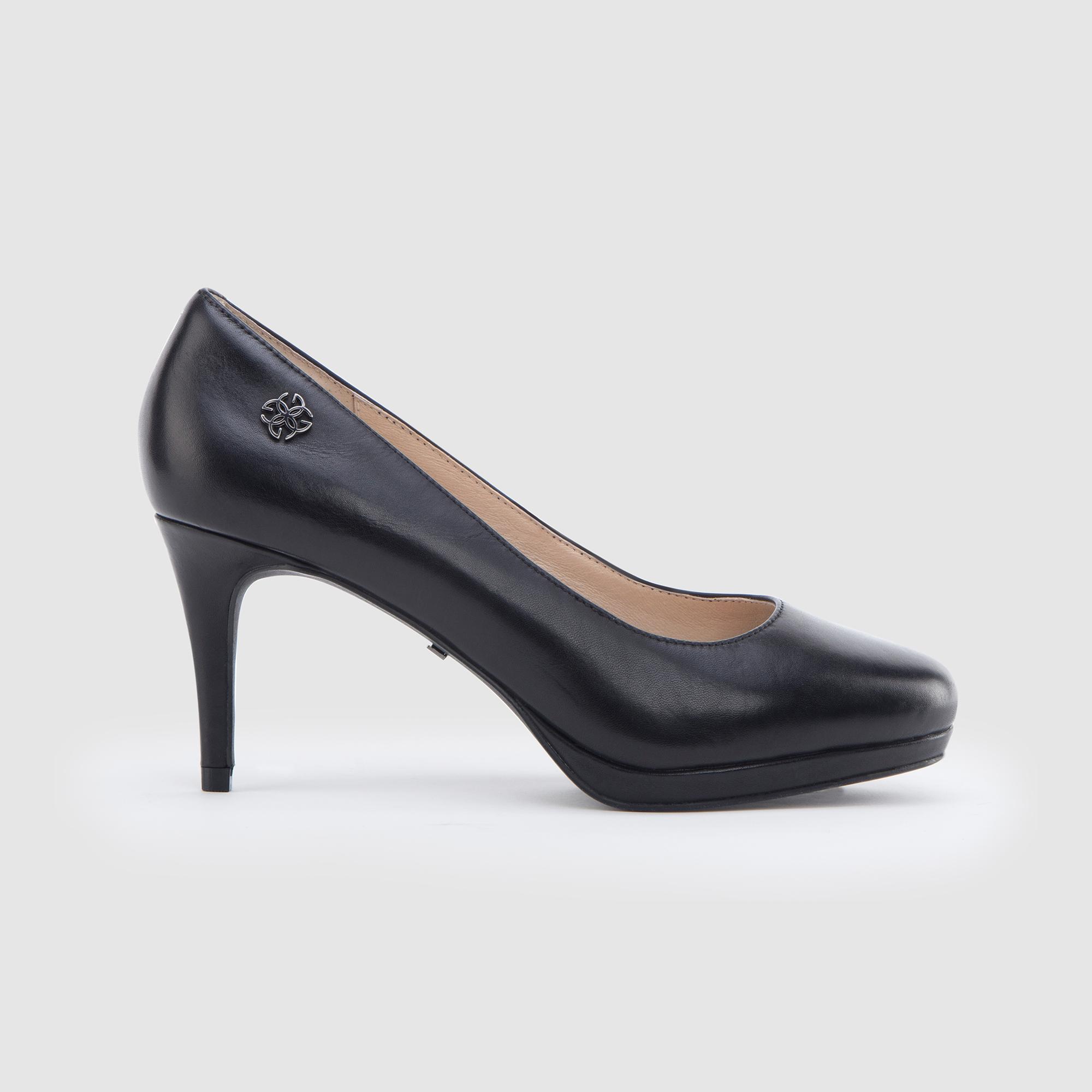 Giày Cao Gót Da Thật Nữ Gosto High Chic GFW008088DEN (Đen)