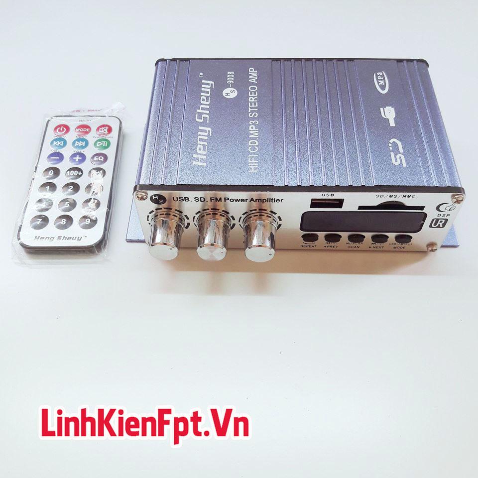 Amly Mini Bluetooth 2X200W Kèm Remote Điều Khiển