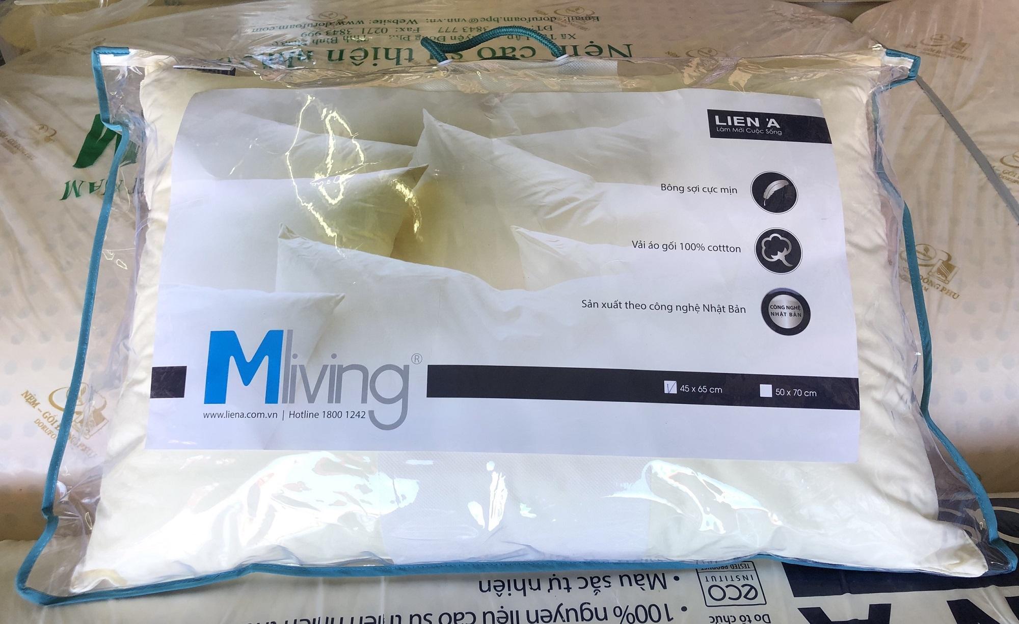 Gối Liên Á  MLIVING Microfiber 45cm x 65cm