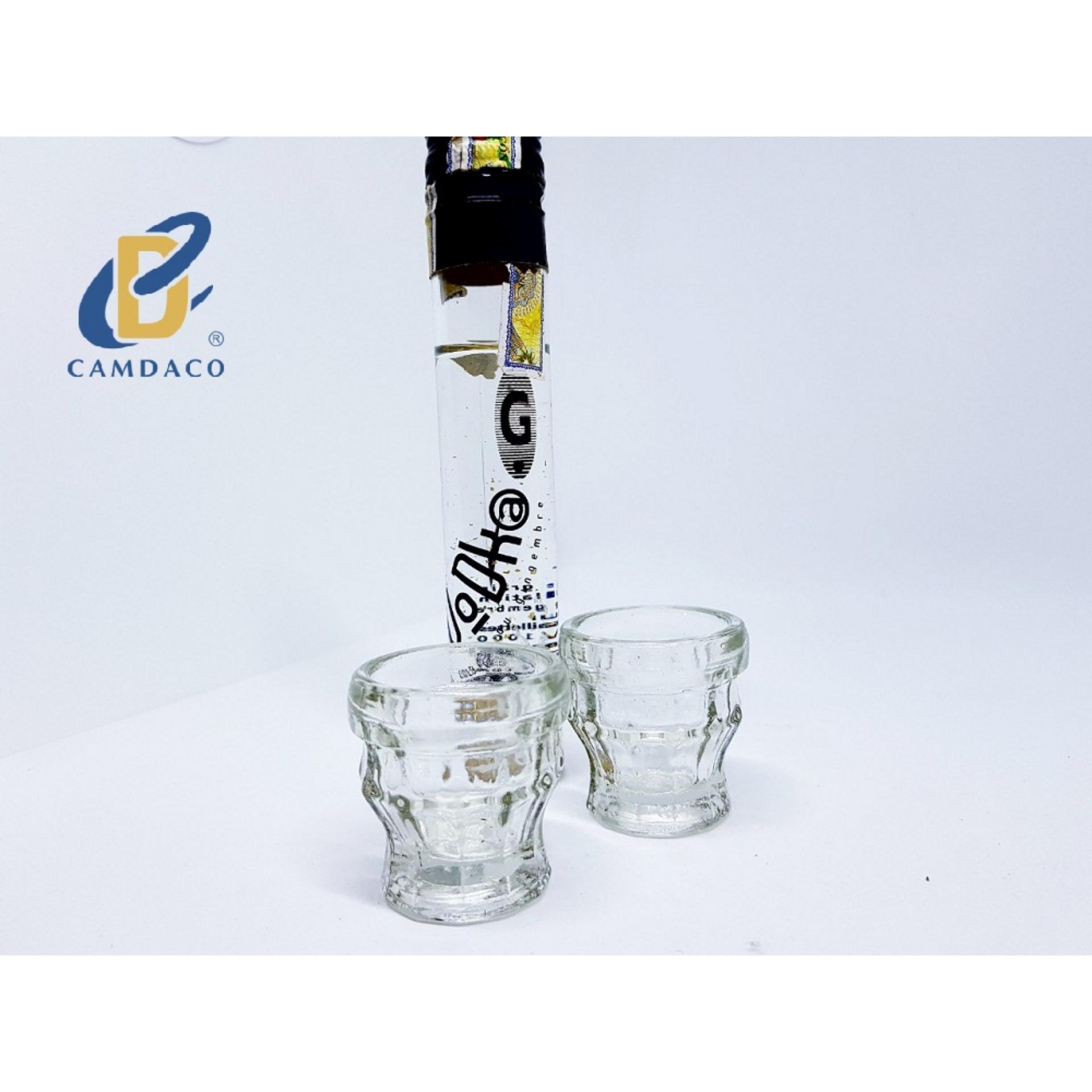 [HCM]BỘ 12 LY THỦY TINH RƯỢU MẮT TRE 5ML - CẨM ĐẠT
