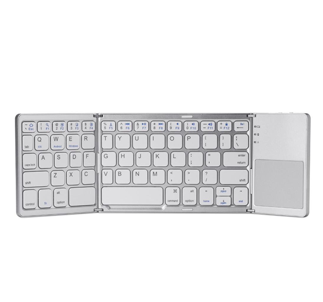 Bàn phím Bluetooth xếp gọn tích hợp touchpad (IOS/Android/win/mac..)