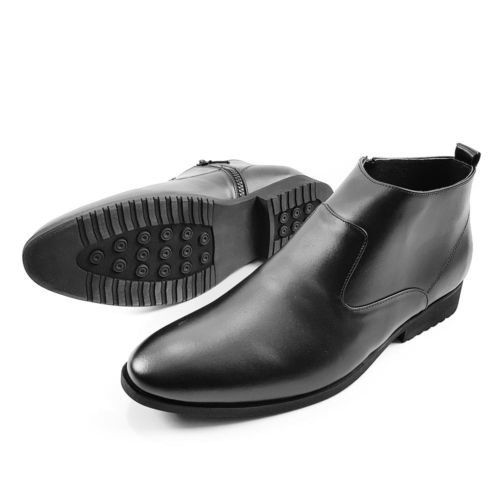 Chelsea Boot Nam Giày Boot Nam Cổ Lửng Da Bò Ensado CL0713 (Đen - Nâu)