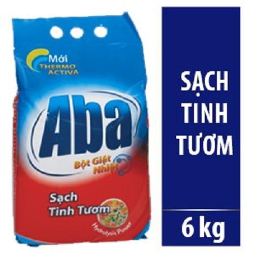 Bột giặt nhiệt Aba Sạch tinh tươm 6kg