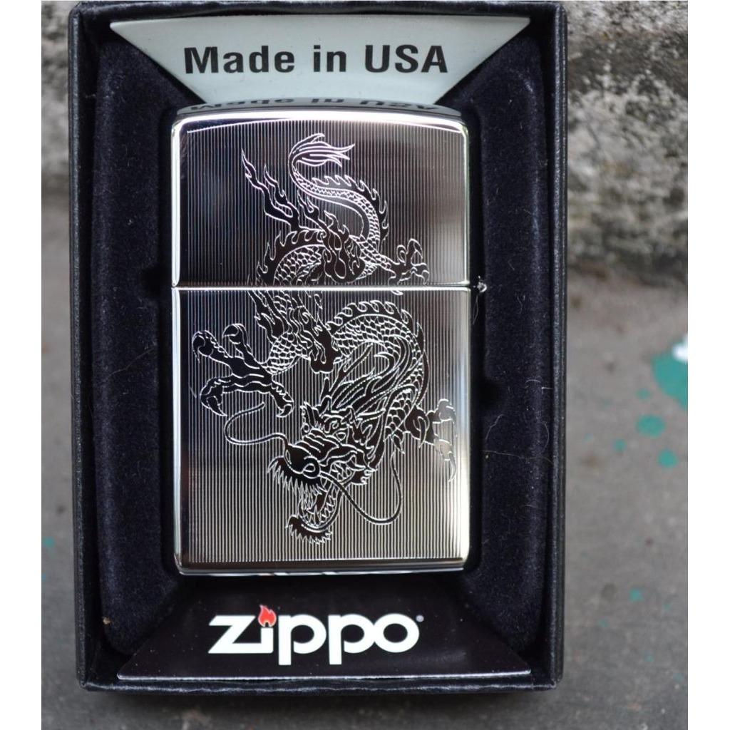 [HCM]Bật Lửa Zippo Bạc Khắc Hình Tinh tế