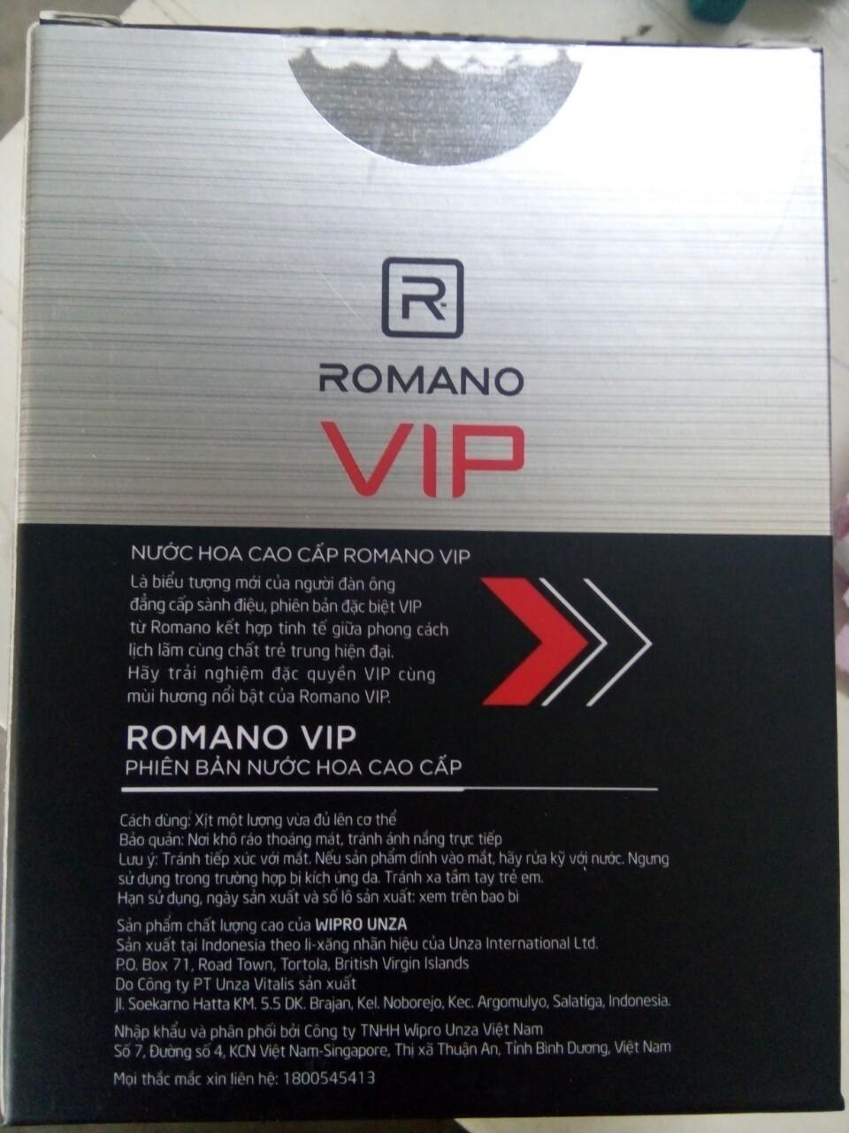[HCM]Romano - Nước hoa cao cấp VIP  50 ml