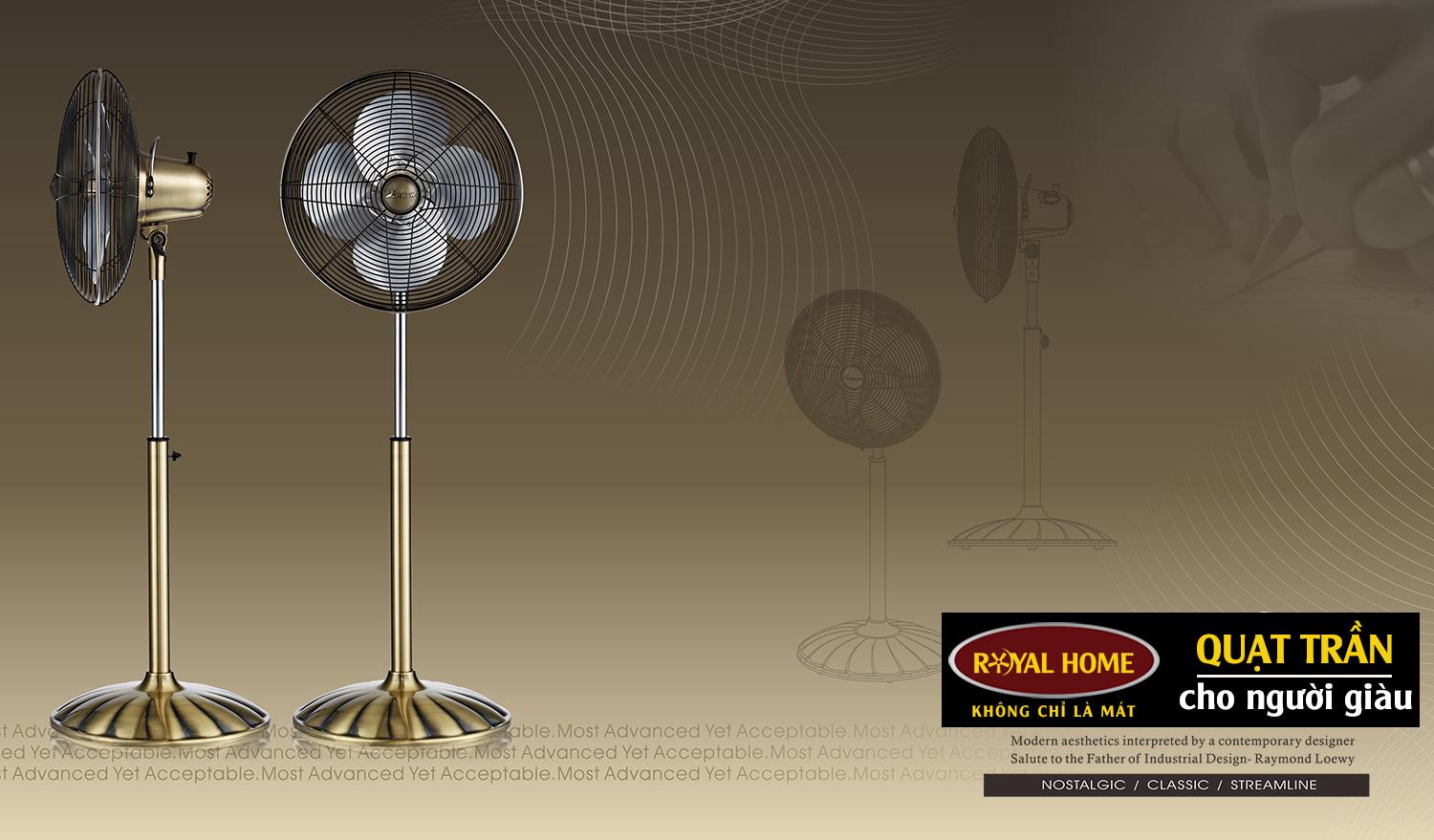 Quạt cây cổ điển Royal Retro 16