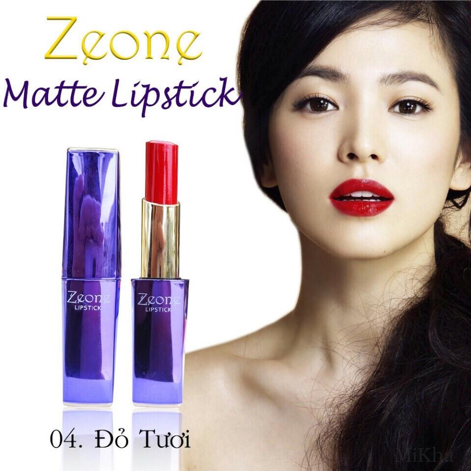 [HCM]Son Môi Zeone Cao Cấp màu đỏ tươi Hàn Quốc
