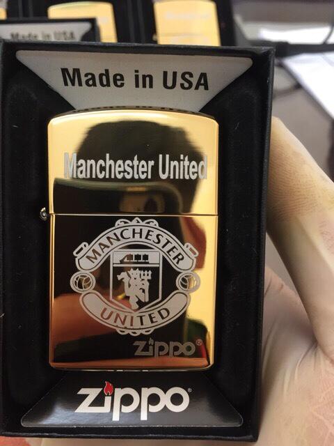 [HCM]Bật Lửa Zippo Logo Manchester United