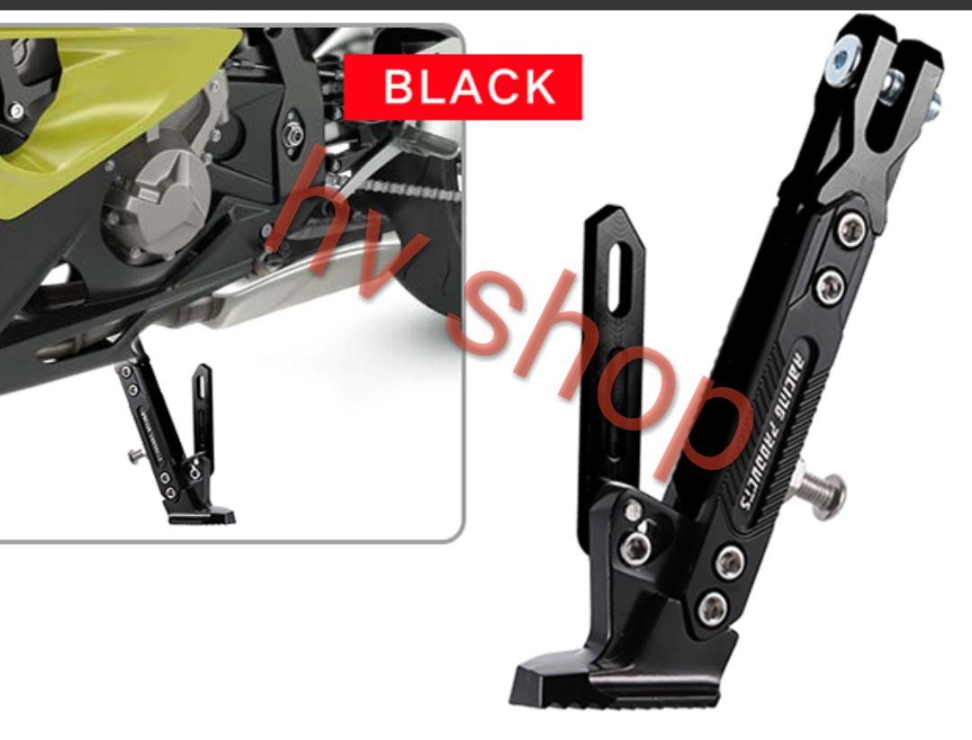 Chong nghieng xe may Chống nghiêng xe máy moto nhôm CNC cao cấp Hv shop