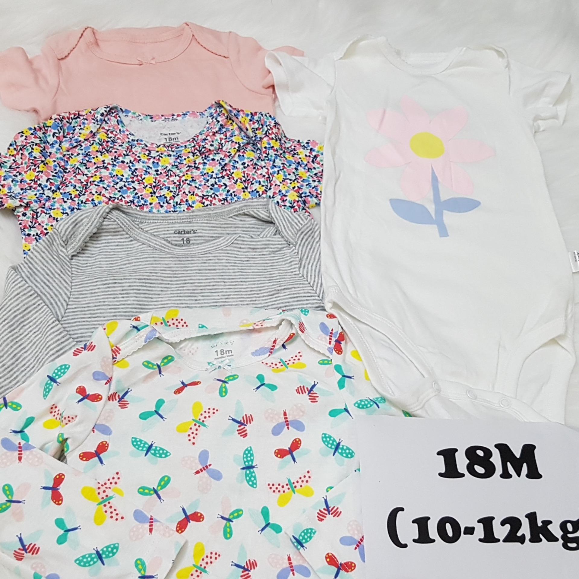 Set 5 áo liền quần bé gái