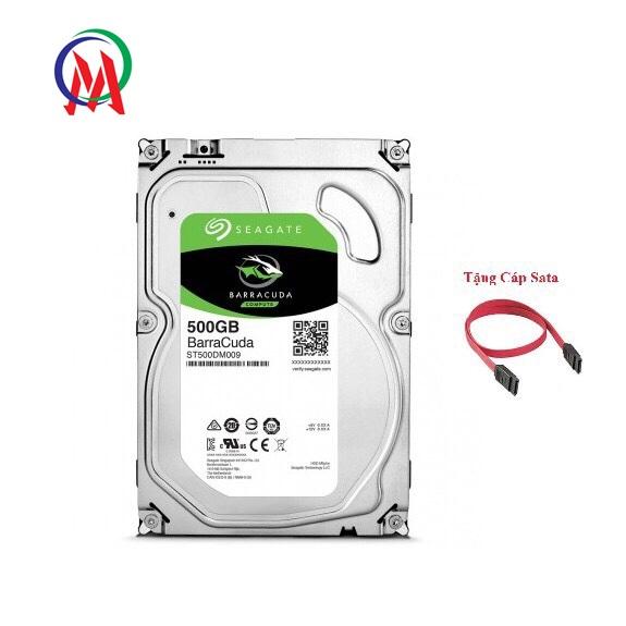 [HCM][Bảo hành 24 tháng] Ổ Cứng HDD Seagate Barracuda 500GB Sata + Tặng Cáp SATA