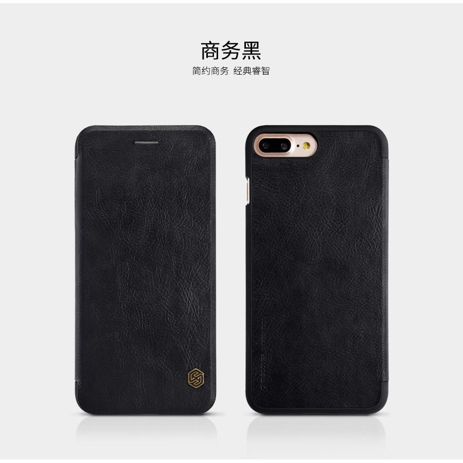 Bao da iPhone 7 Plus / 7s Plus Nillkin Qin PU Leather (ghi chú màu)