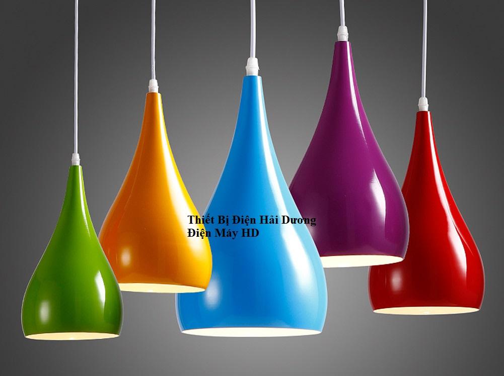 Bộ 3 Đèn thả trần hình giọt nước 8217/3 (Các màu)