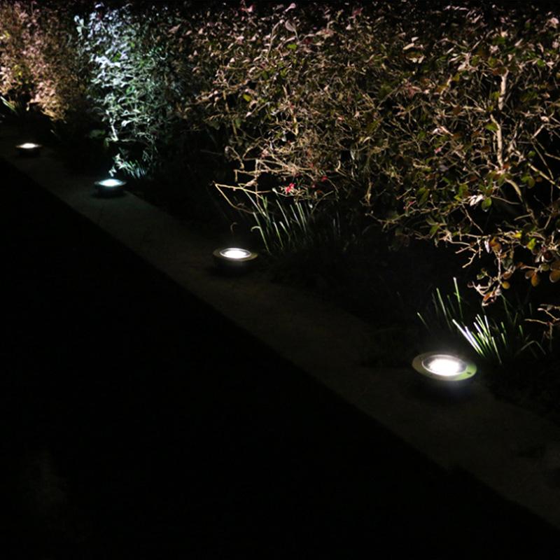 Đèn Led pha năng lượng mặt trời 1W loại âm đất