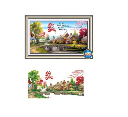[HCM]Tranh gắn đá phong cảnh DF290 (110*60)