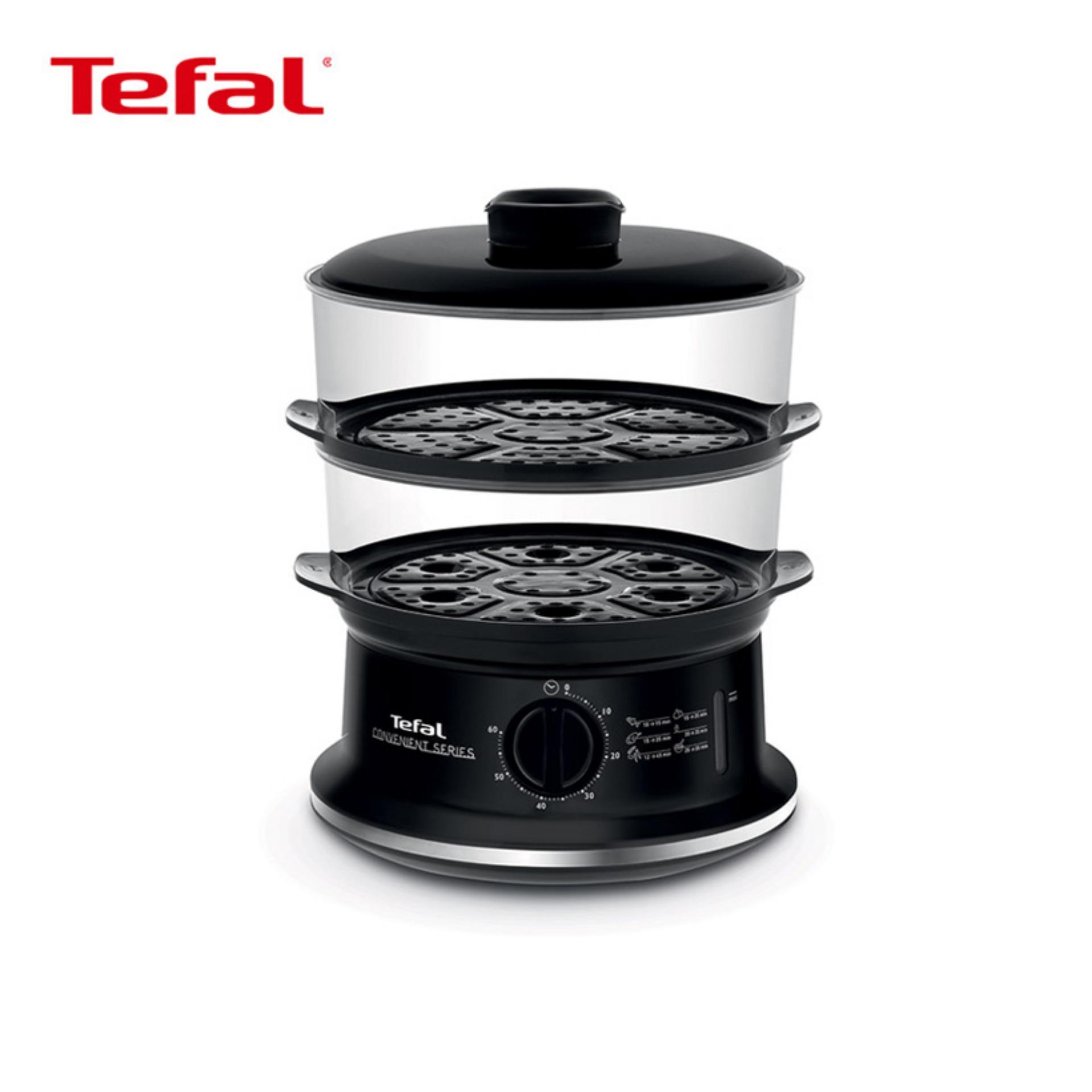 Nồi hấp 2 tầng Tefal VC140165 6L (Đen)