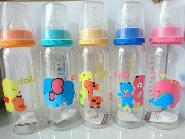 Bình Sữa Doll Hàn Quốc - Chống Sặc 240ml