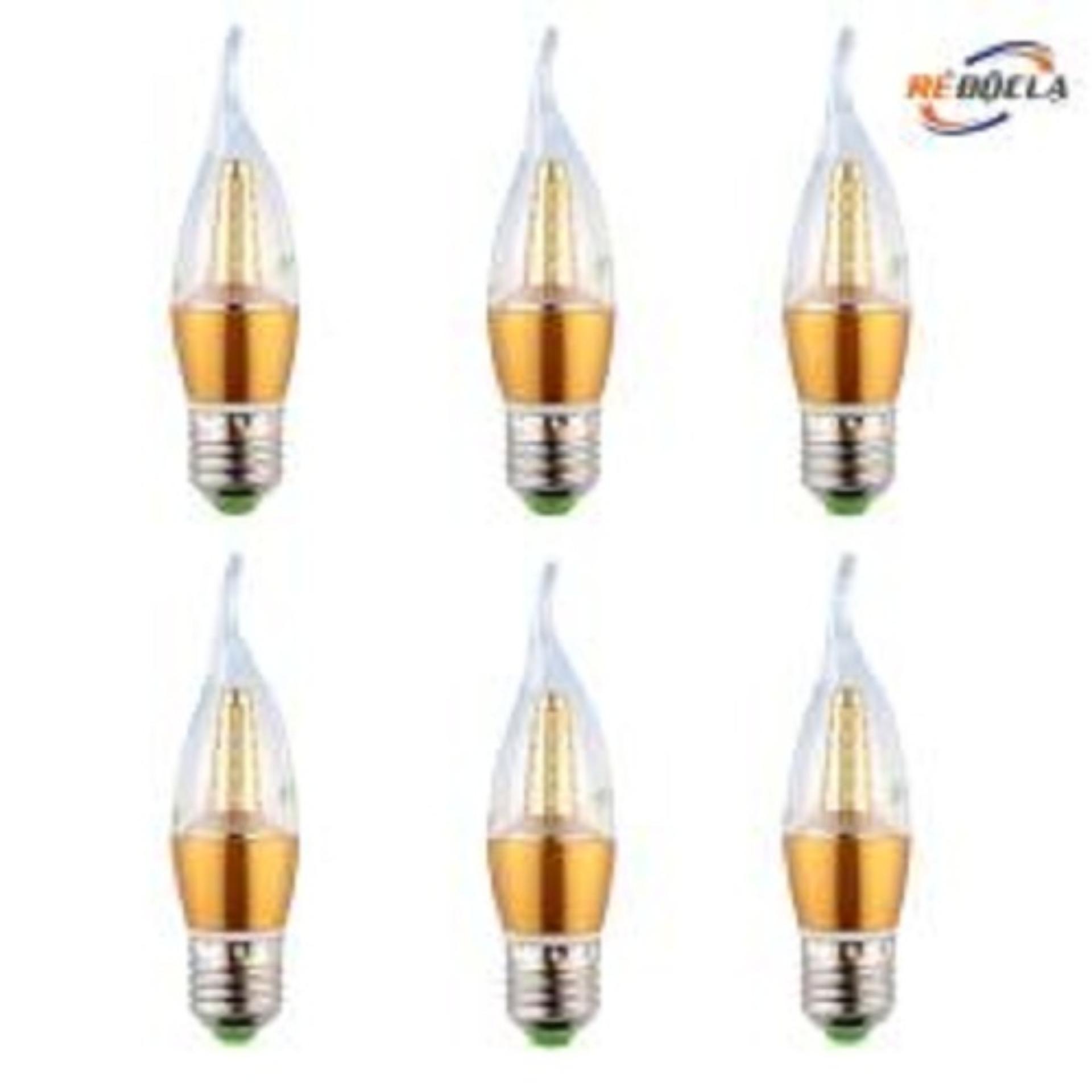 Combo 10 Bóng đèn nến LED 5W E27- Ánh sáng vàng