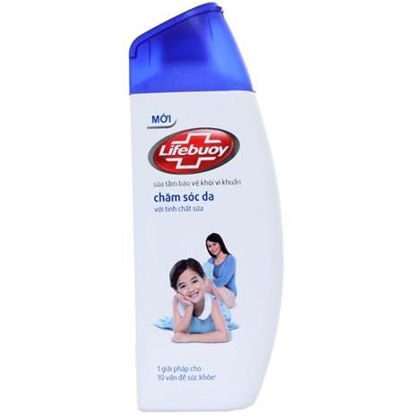 Sữa tắm Lifebuoy Chăm Sóc Da 250g (Xanh)