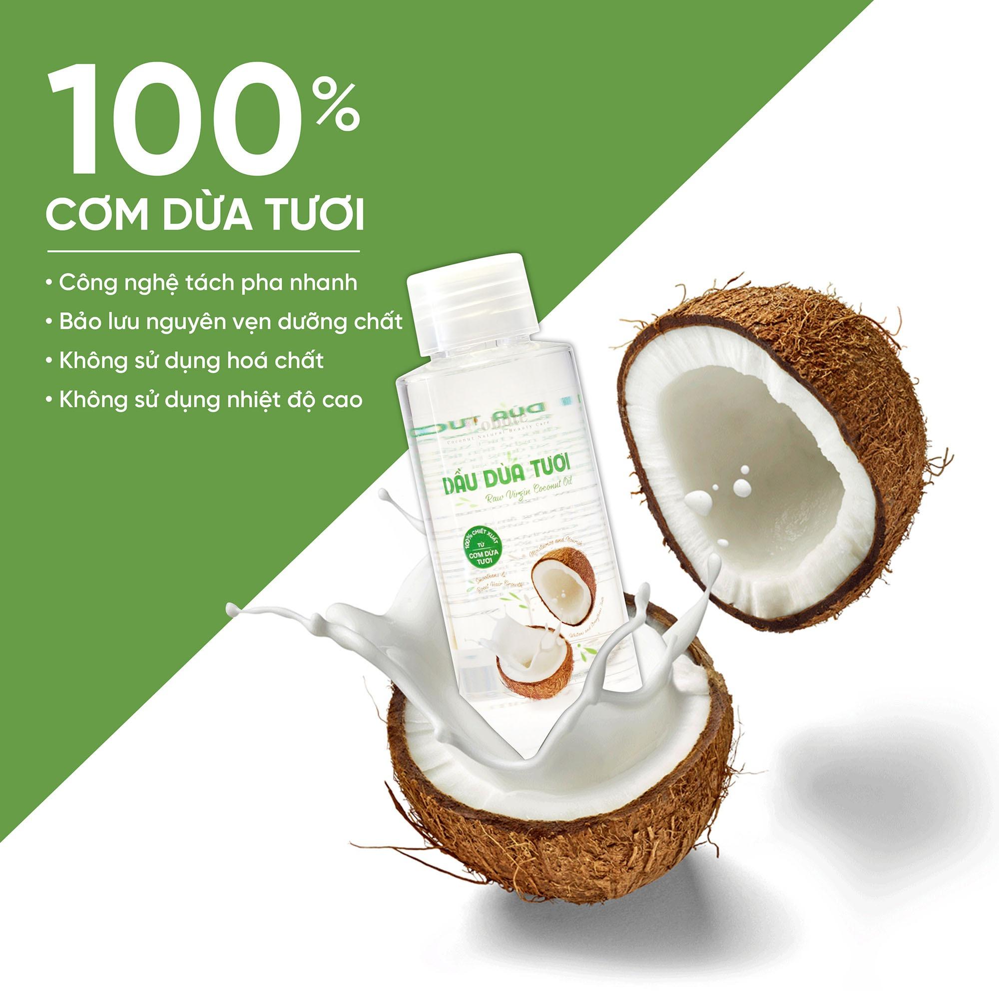 Dầu dừa tươi™ đa năng Coboté - 100% cơm dừa tươi Bến Tre