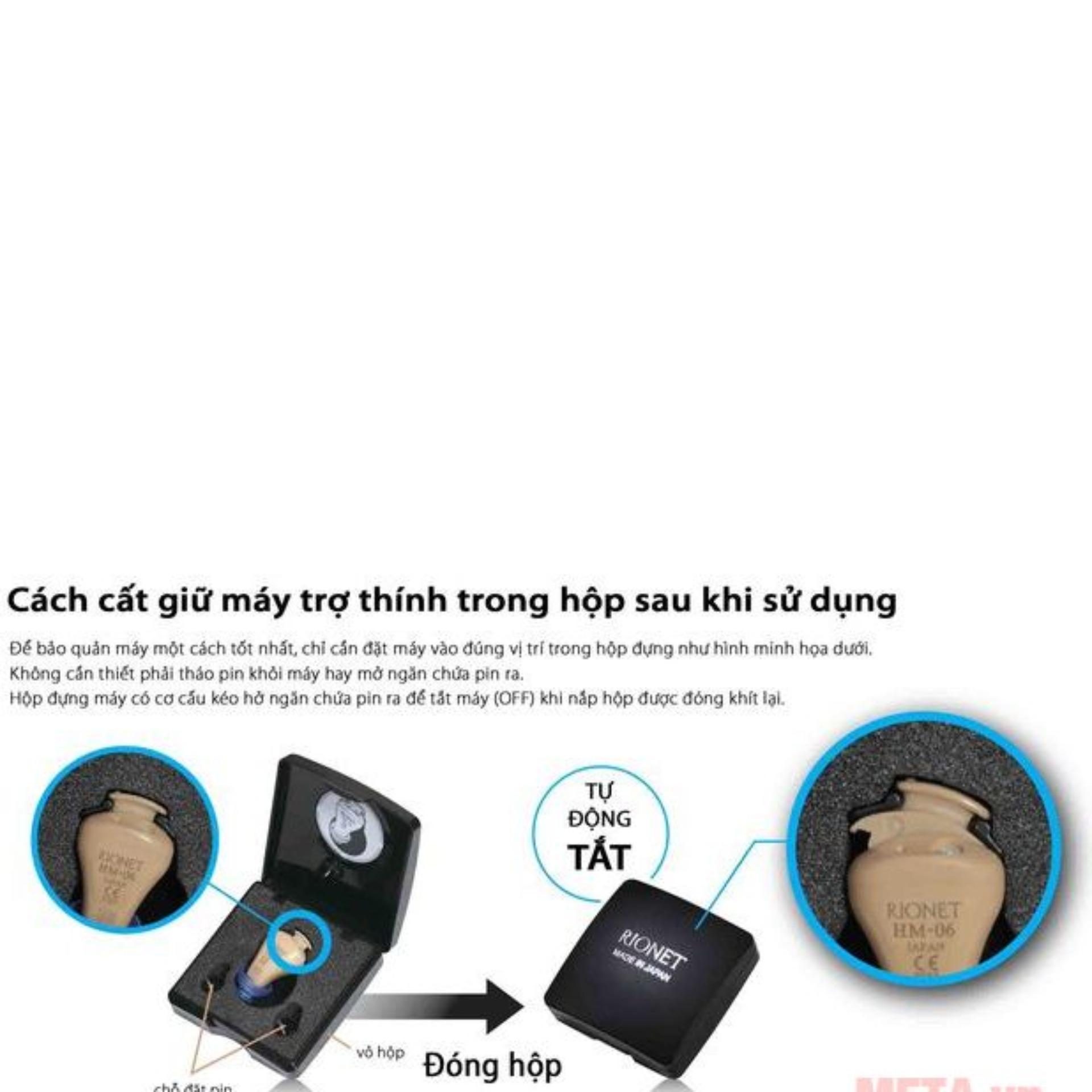 Máy trợ thính kĩ thuật số Rionet HM-06