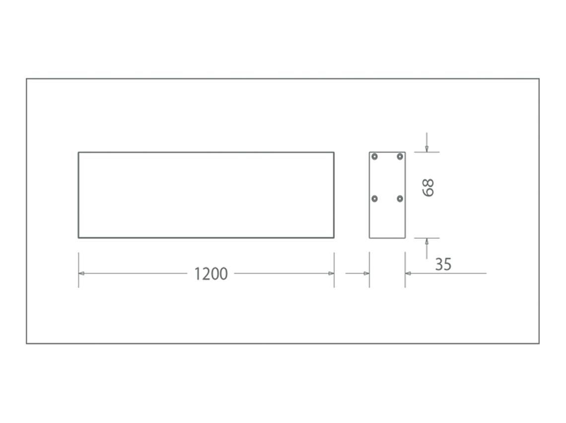 Đèn LED Thanh Treo (1200x35x67) MLL482-024WS658LB6/MLL482-024WS408LB6/MLL482-024WS278LB6