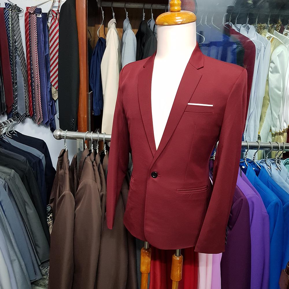 ÁO KHOÁC VÉST HÀN QUỐC SANG TRỌNG (Đỏ Đô)