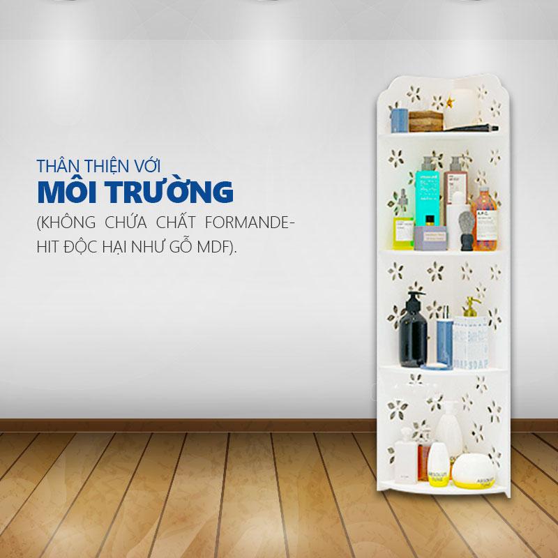 Kệ góc 4 tầng hoa đơn - 9639