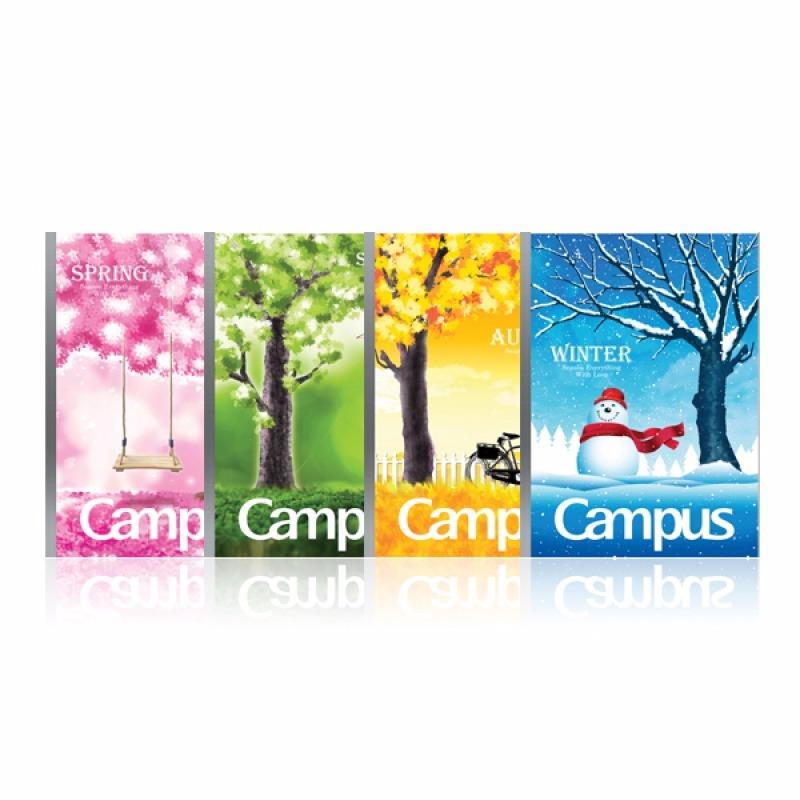 Tập 10 vở kẻ ngang campus 80trang