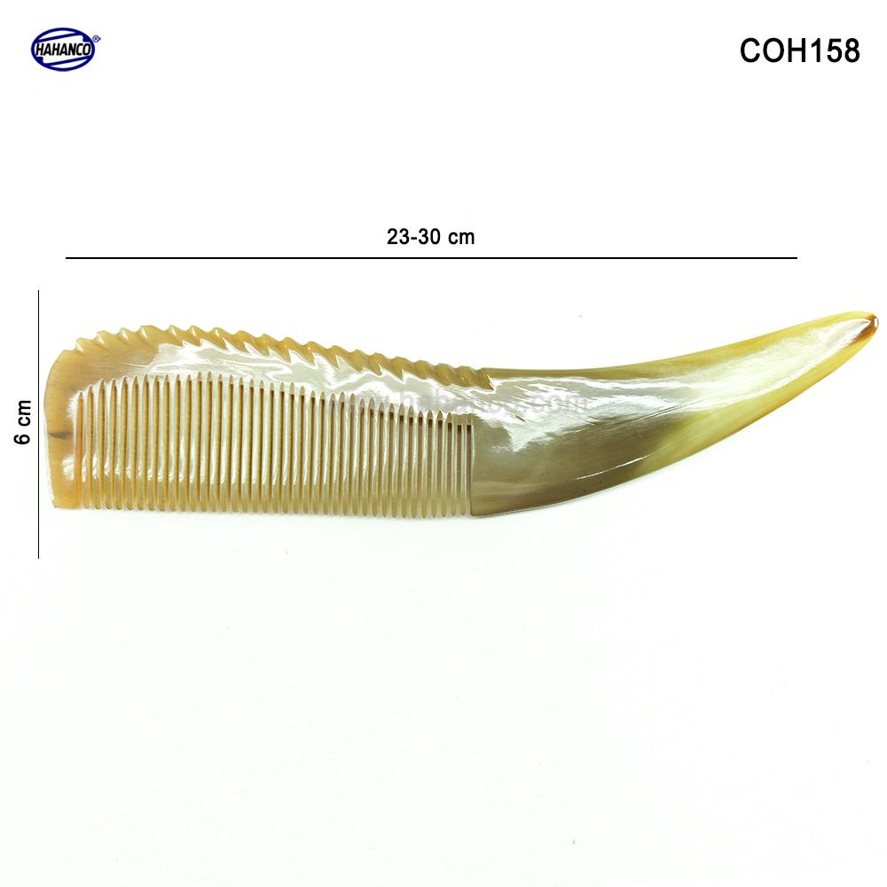 Chiếc Lược sừng khủng nhất - làm từ nửa chiếc sừng bò Châu Phi (Size:XXL-23-30cm) - COH158 - HAHANCO