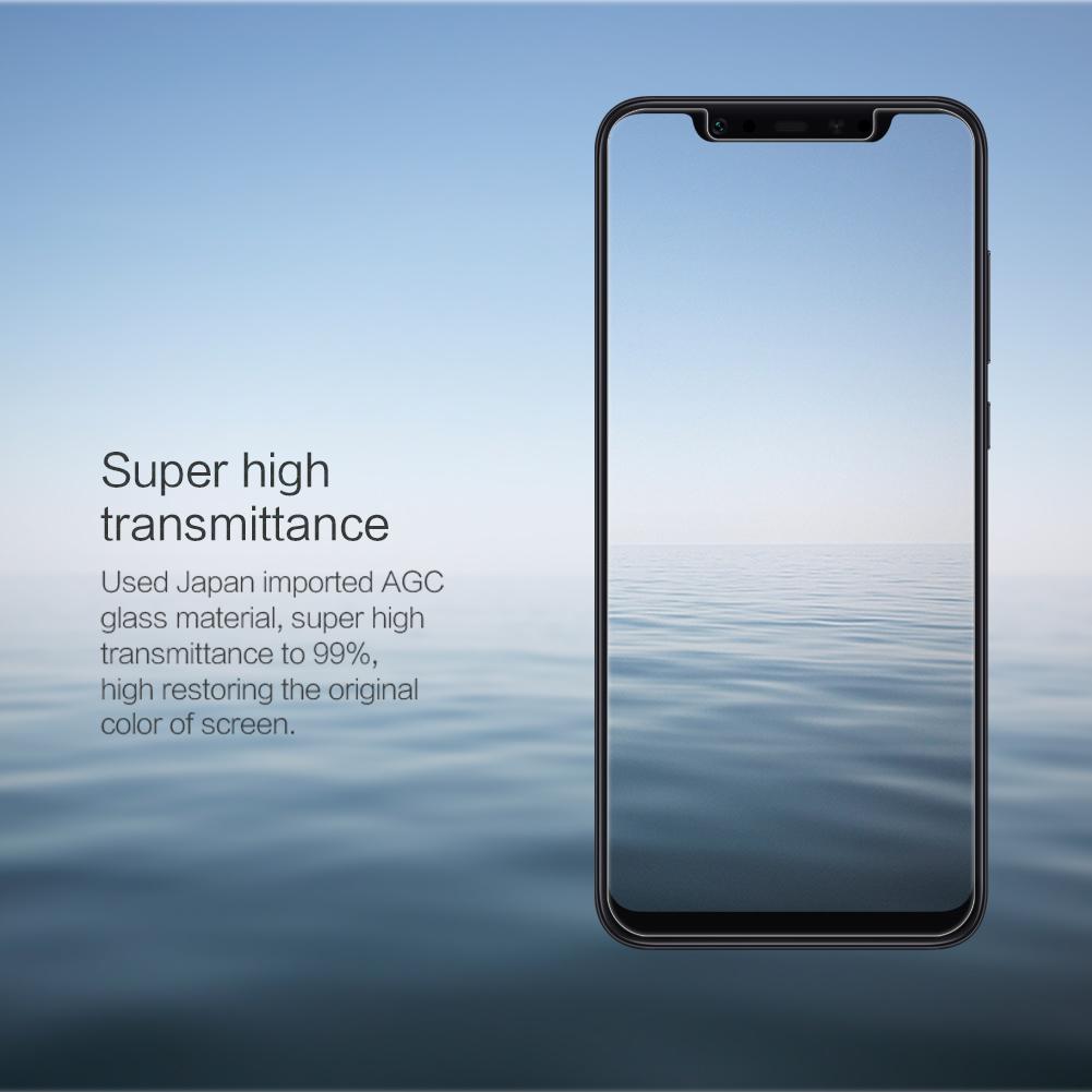 Miếng dán kính cường lực cho Xiaomi Mi8 - 2.5D
