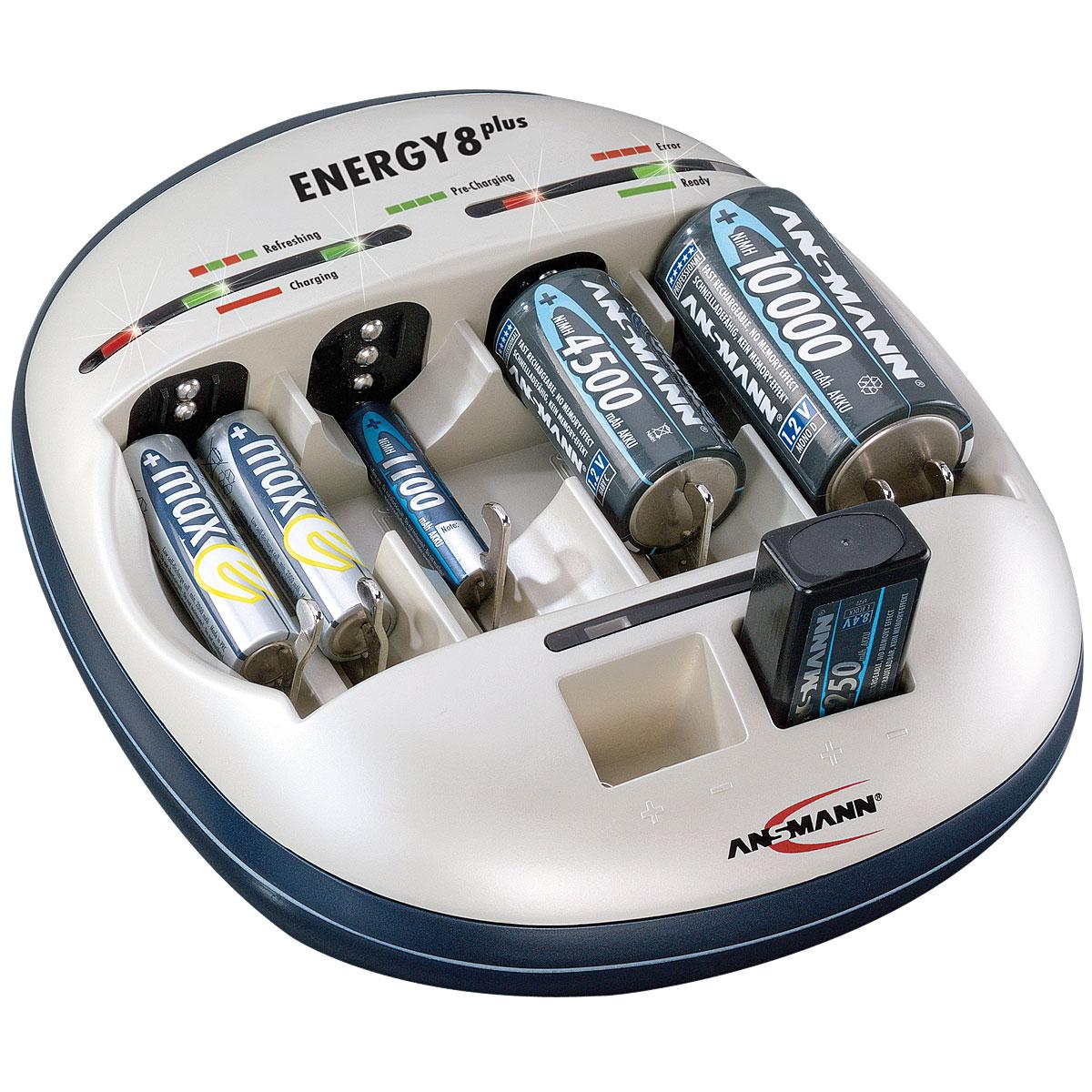 Bộ sạc pin ansmann ENERGY 8 Plus (không kèm pin)