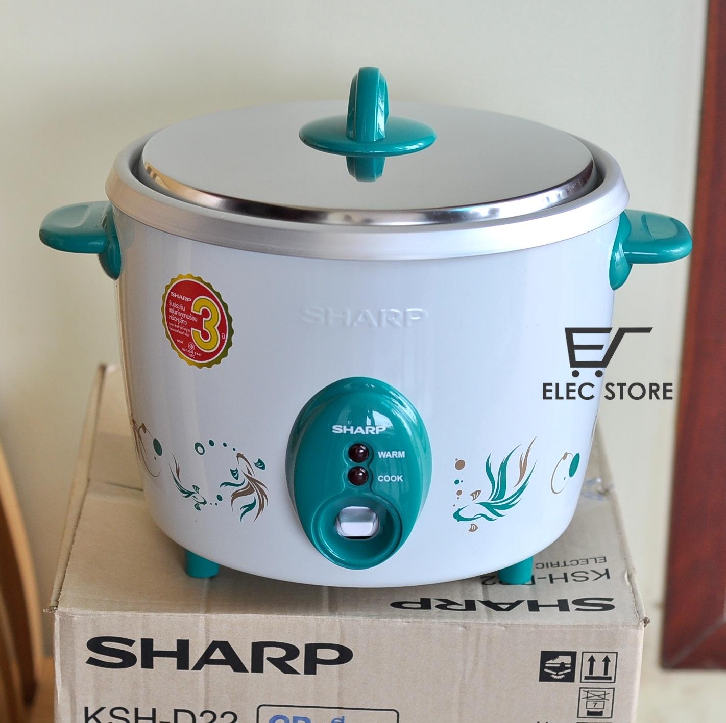 Nồi Cơm Điện Sharp KSH-D22 Thái Lan ( 2.2L) Hàng Nhập Khẩu Thái Lan (Giao Màu Ngẫu Nhiên)