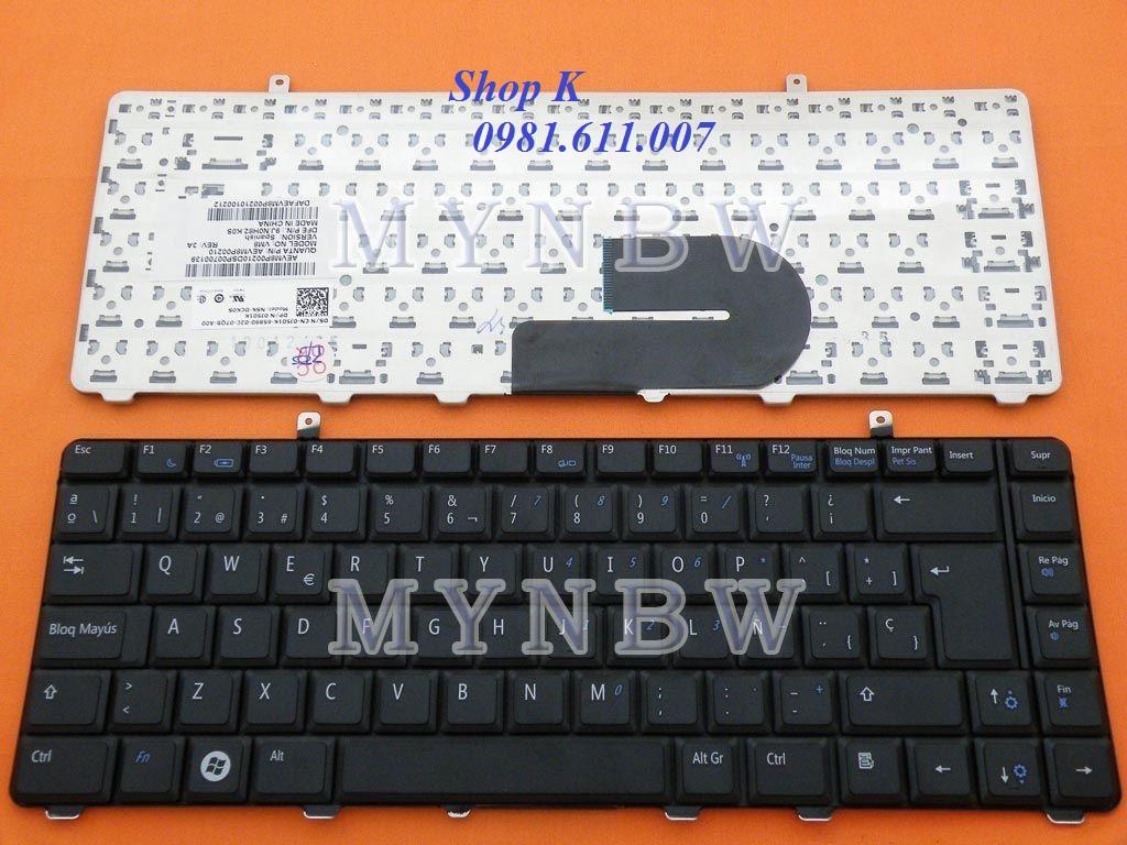 Bàn phím laptop Dell. 1014 1015 1088 (Màu Đen)