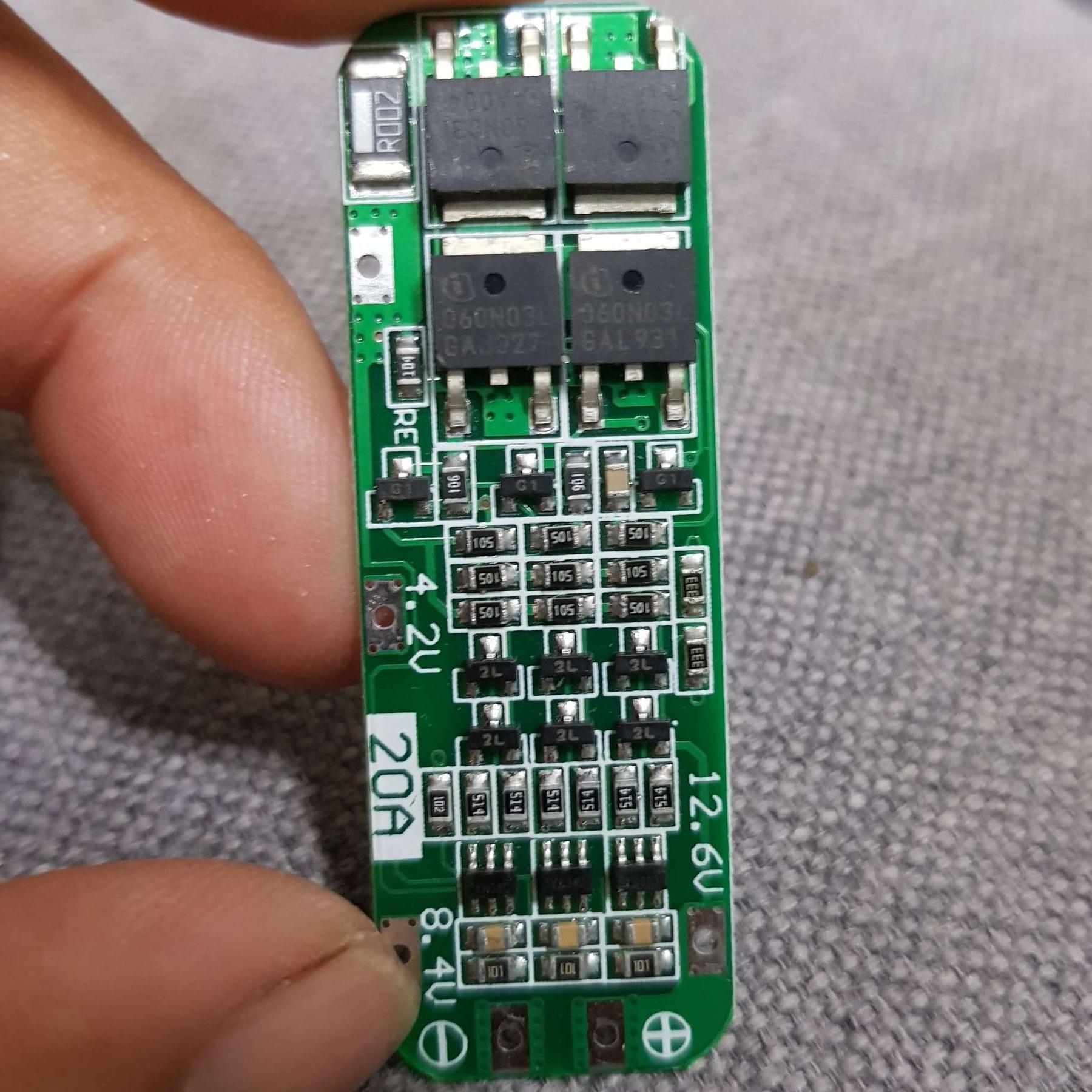 Mạch sạc pin 3s bảo vệ pin dòng 20A