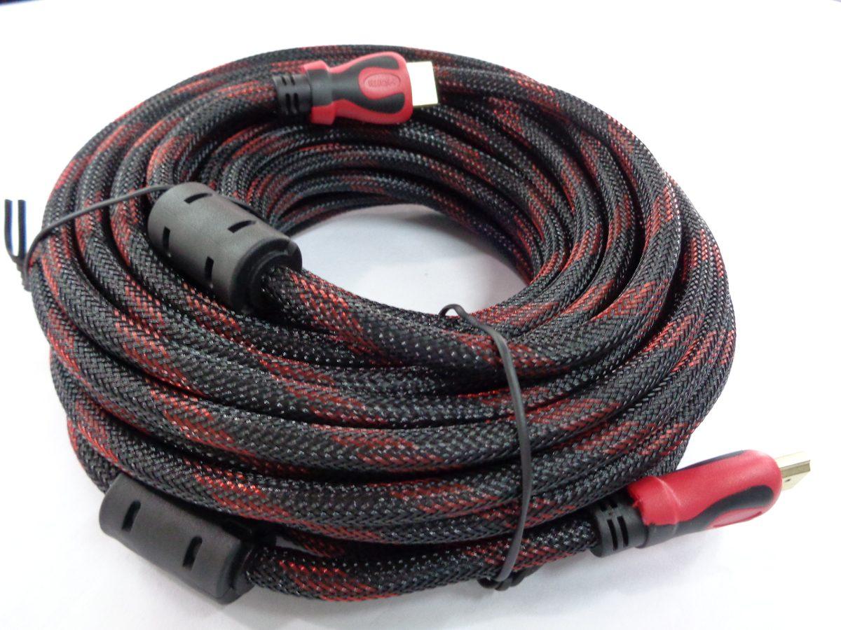 Cáp tín hiệu HDMI chống nhiễu dài 20m (Đen phối đỏ)