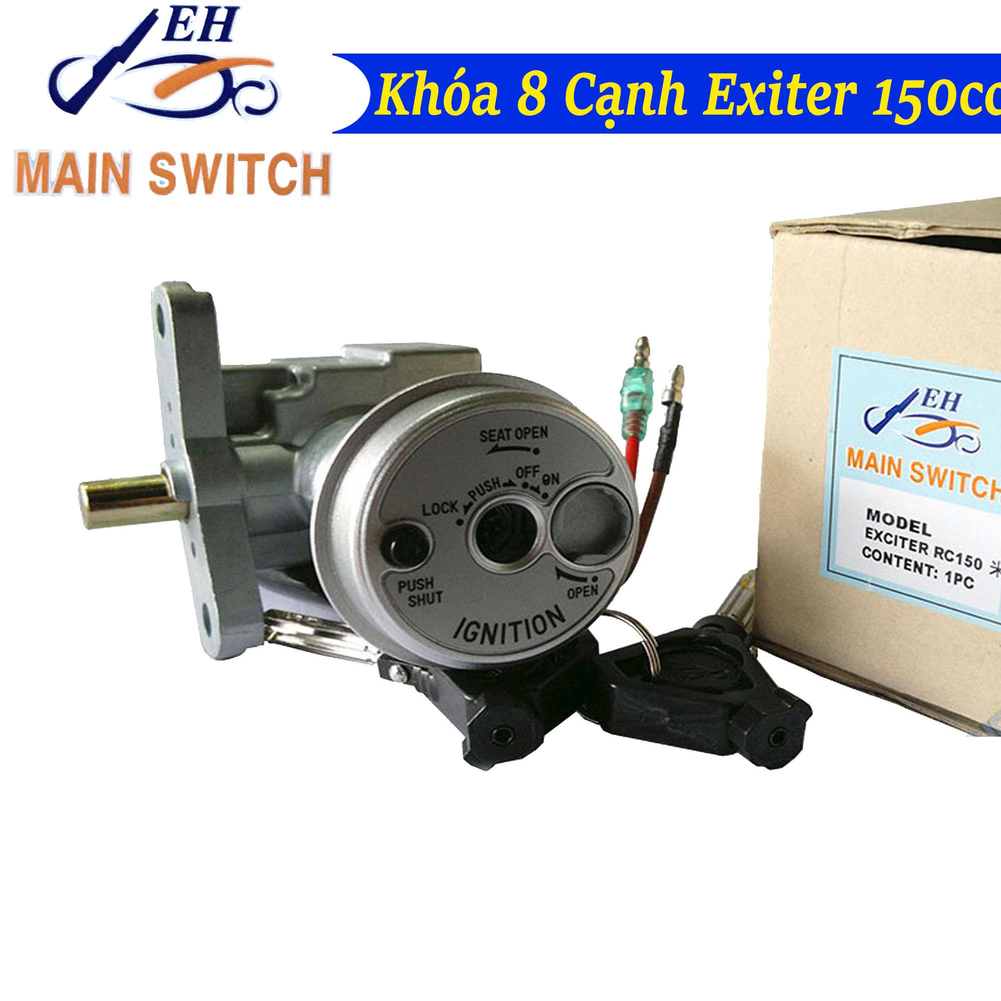 [HCM]Ổ Khóa Chống Trộm  8 Cạnh Xe Exciter 150