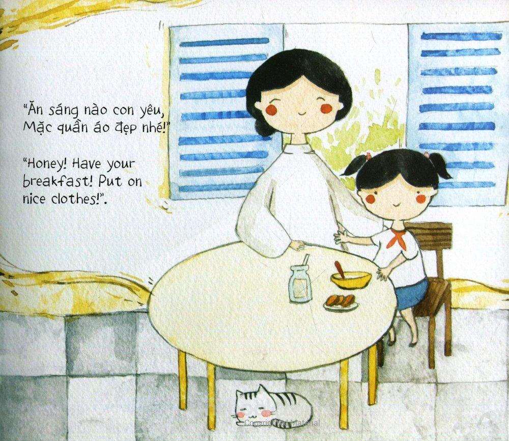 Truyện tranh song ngữ Việt Anh \"Con Yêu Mẹ Vì Mẹ Là Tất Cả\"