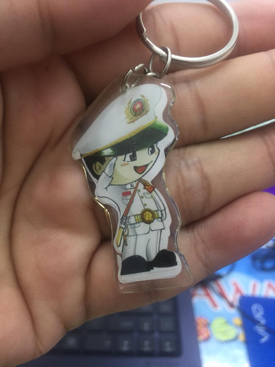 [HCM]Móc Khóa Chibi Công an - Nữ Police