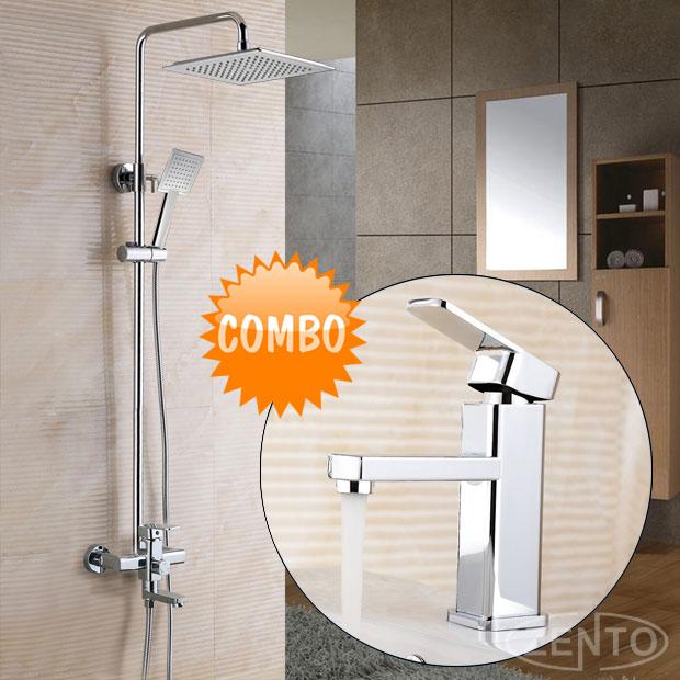 COMBO SEN CÂY VÀ VÒI LAVABO ZENTO KM106