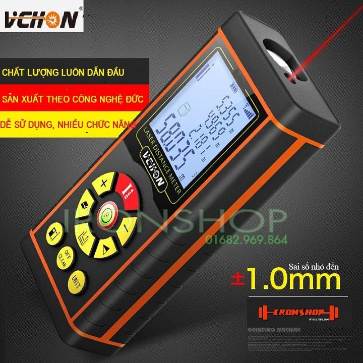Thước điện tử, Máy đo khoảng cách bằng tia Laser H40, thương hiệu VCHON (Có HDSD Tiếng Việt)