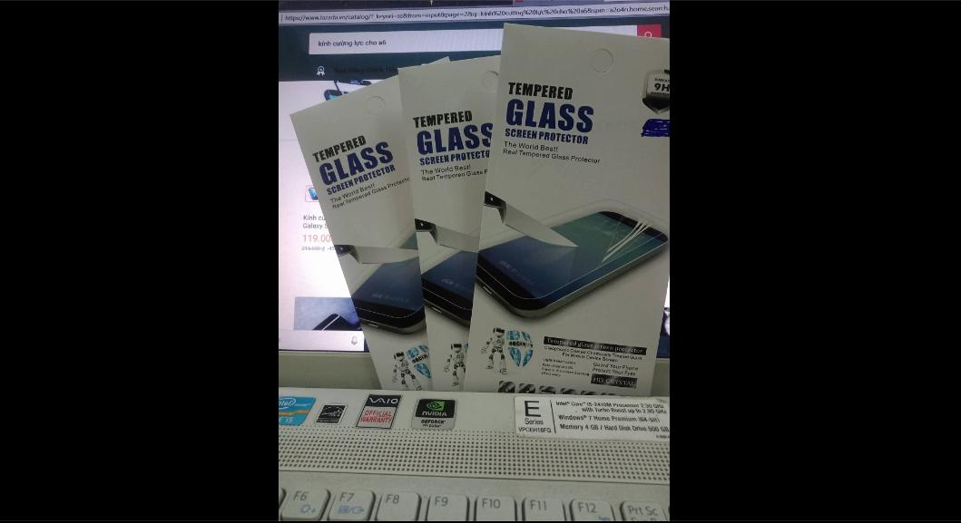 bộ 3 kính cường lực cho đt Samsung A6 Plus