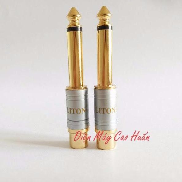 Combo 2 Jack chuyển 6 ly đực ra AV cái Liton