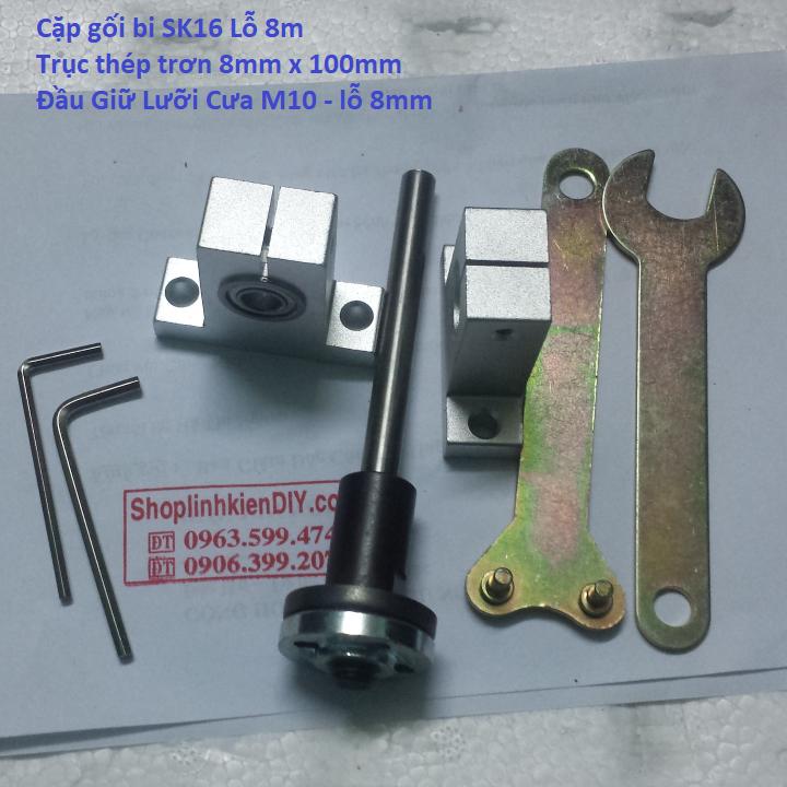 bộ trục máy cưa mini