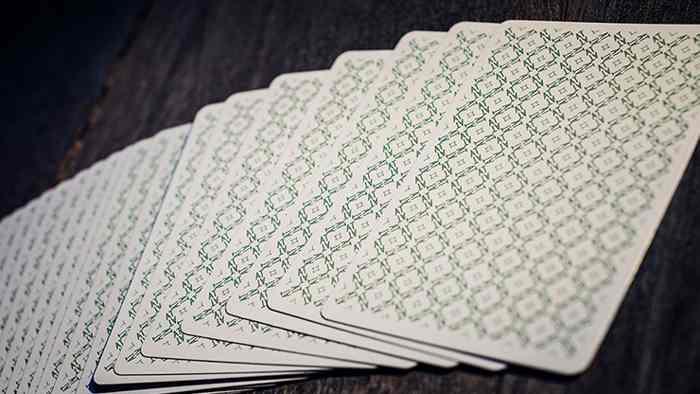 [HCM]At the Table Playing Cards (green)