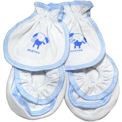 Combo 5 cặp bao Tay + 5 cặp bao chân chun cực mịn Mintu
