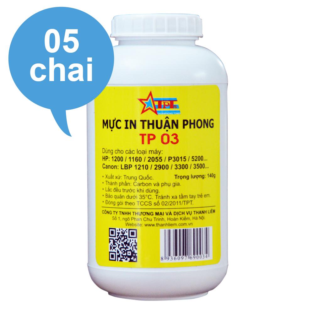 Mực đổ thuận phong tp03 dùng cho máy in hp / canon